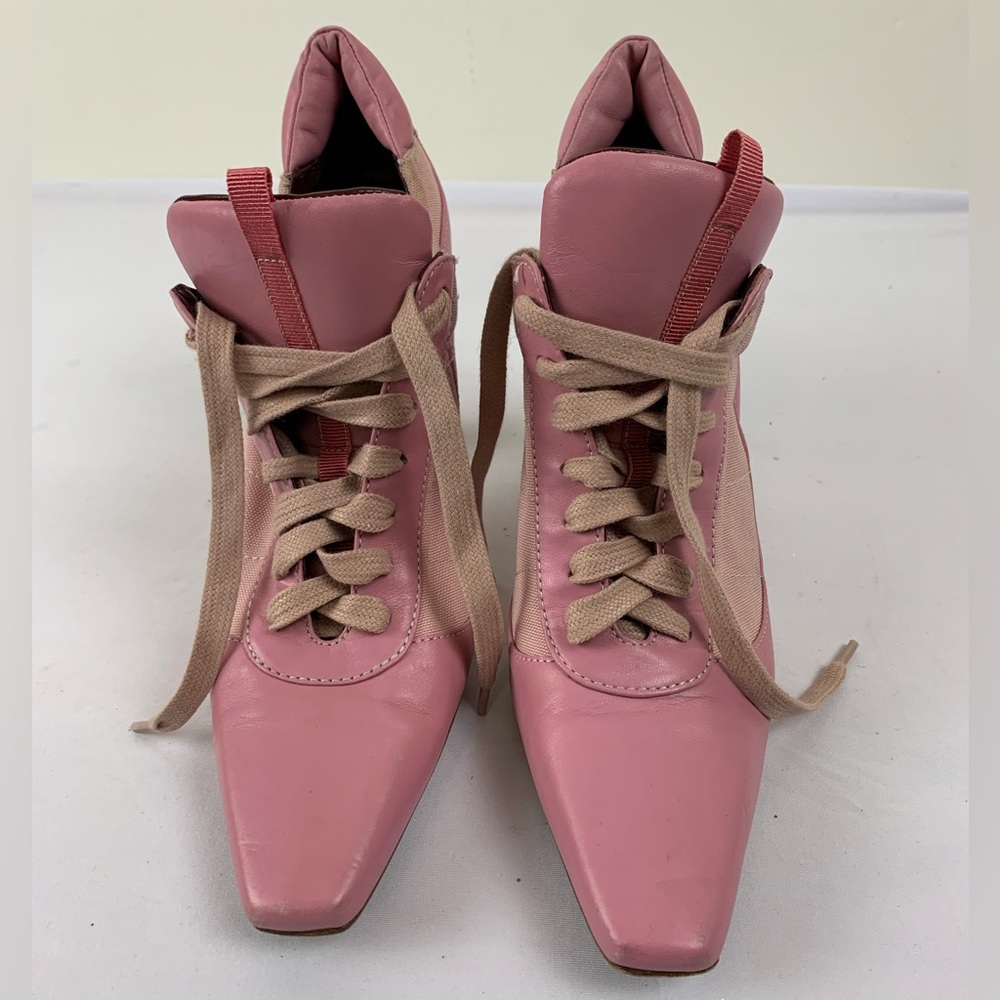 Sies Marjan pink laced Heel